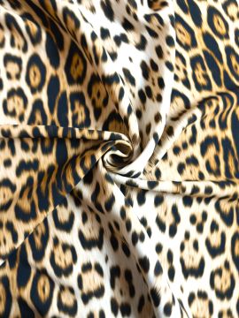 Вискоза плательная «леопард» CAVALLI