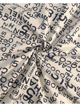 Плотный хлопок CHANEL габардинового плетения