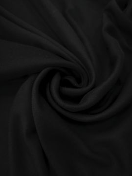 Шелковое кади черное GIVENCHY